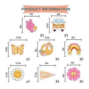 DAMAI Funky <span class=keywords><strong>Hippie</strong></span> fête d'anniversaire bannière suspendue papier joyeux anniversaire décoration drapeau lettre bannière pour fournitures de fête - Product Image 5