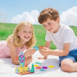 Montessori 3D DIY Plastik Taşınabilir Çocuklar İçin Öğrenme Zekâ Geliştirici Eğitici Oyun Blokları ve Model Yapım Oyuncak Blokları Seti - Product Image 2