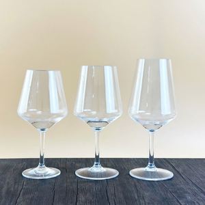 Copas de Champán, Flautas y Copas de Vino Tinto de Acrílico Transparente de Lujo, 400, 460, 520, 560, 600 ml - Product Image 4