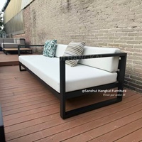 Hangkai Neu Designtes Outdoor-Garten-Terrassen-Sofa-Set mit Aluminiumrahmen und Anpassbarer Sitzgarnitur