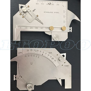 WGU-8M Roestvrijstalen Lasnaad Meter Nonius Remklauw Inspectie Gauge Lashoek Liniaal - Product Image 5
