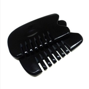 Peigne Gua Sha en corne de vache, outil de thérapie pour le massage de la tête, du dos et du corps - Product Image 5