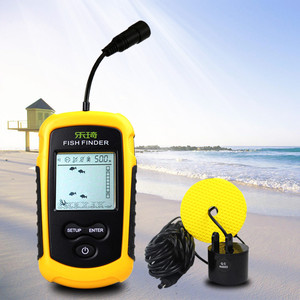 Détecteur de poissons portable Sonar de pêche sur glace <span class=keywords><strong>Sondeur</strong></span> sonore Alarme Transducteur <span class=keywords><strong>Sondeur</strong></span> de pêche 0,6-100m Écholocalisateur de pêche - Product Image 4