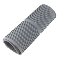 Tapis de séchage en silicone avec rainures de drainage, résistant à la chaleur, antidérapant, pour comptoir de cuisine, bols, tasses et vaisselle