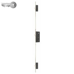 YoukeyHomi Canada Vente à chaud MPL Long loquet multipoint mortaise Multiple <span class=keywords><strong>3</strong></span> <span class=keywords><strong>points</strong></span> corps de <span class=keywords><strong>serrure</strong></span> de <span class=keywords><strong>porte</strong></span> avant en acier inoxydable en alliage de Zinc - Product Image 2