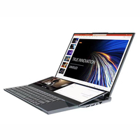 Ultrabook en Oferta con Pantalla Táctil Doble de 16"+14", I7 10870H Octa Core, 32G RAM, 2TB SSD, Portátil para Juegos de Aluminio
