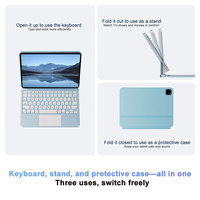 Clavier magnétique sans fil rétroéclairé RVB avec pavé tactile pour iPad 10 et iPad A16 11ème génération – Vente en gros