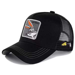 หมวกเบสบอลตาข่าย Road Runner ปรับขนาดได้ สไตล์ฮิปฮอป สำหรับผู้ใหญ่ ใส่ได้ทุกฤดู สำหรับกิจกรรมกลางแจ้ง ขายส่ง รับทำโลโก้ 5 แผง - Product Image 2
