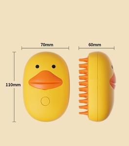 หวีกำจัดขนเป็ดไฟฟ้าสำหรับสุนัขและแมวผลิตภัณฑ์ดูแลสัตว์เลี้ยงหวีล้างแบบสเปรย์ฟรี - Product Image 4