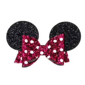 Épingles à cheveux scintillantes pour bébés filles, 1 pièce, minnie, mickey, pince à cheveux - Product Image 3