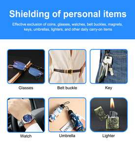 Su geçirmez 8 bölge güvenlik kontrolü ile yürümek LCD sineklikli kapı çerçeve endüstriyel <span class=keywords><strong>Metal</strong></span> dedektörü - Product Image 6