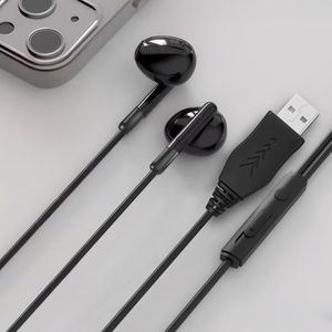 Good Quality Wired Single Ear Telephone Headsets USB Headphones With With <strong>Mic</strong> and Volume Control for <strong>Contact</strong> Center - Product Image 4