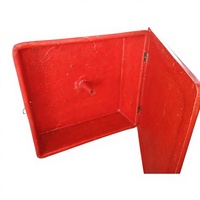 Armoire de rangement pour tuyaux d'incendie en fibre de verre marine