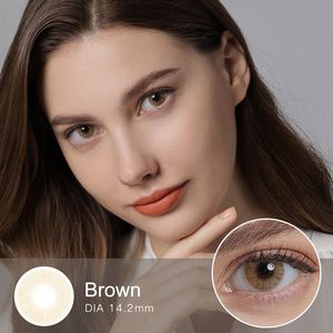 무료 컬러 콘택트렌즈 자연스러운 컬러 눈 콘택트렌즈 렌테스 데 콘탁토 브라운 컬러 콘택트렌즈 - Product Image 2