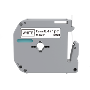 Cinta de repuesto de etiquetas de 12mm para <span class=keywords><strong>Brother</strong></span> Mk231, cinta de repuesto para impresoras de etiquetas P-Touch, M231, MK231, de 12mm, para impresoras de etiquetas de <span class=keywords><strong>M</strong></span>-231 - Product Image 1