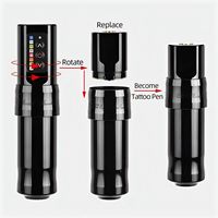 Machine à tatouer professionnelle Ghostaxe, machine à tatouer sans fil portable, kit de stylo pour débutants, en vente