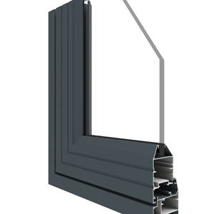 Perfil de aluminio para ventana abatible serie FMA, serie 6000, 6063 T5, marco biselado y chamuscado para villa moderna - Product Image 6