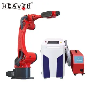 The Latest Designed Automatic 6axis Robot Arm Fiber Laser Welding Machine 1KW 1.5KW 2KW 3KW For Metal