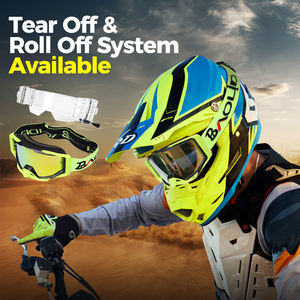 نظارات دراجة نارية بحزام قابل للتعديل مع وقاية من الغبار بالجملة نظارات دراجة نارية للدراجات النارية لرياضة الهواء الطلق عدسة اسطوانية - Product Image 3