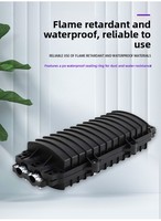 TW 24-core D-type Waterproof Thickened Small Fiber Optic Cable Joint Box Fusion Splice Closure Outdoor Hanging