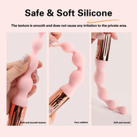 Analperlen-Vibrator für Frauen Vagina-Klitoris-Stimulator Vibrierender Analplug Männlicher Prostata-Massager Anus-Sexspielzeug Paar-Sexspielzeug