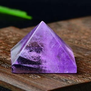 Pirámide de Cristal Blanco Natural de 8 cm, Pulida, para Decoración del Hogar/Oficina/Escritorio, Regalos de Boda/Cumpleaños/Graduación - Product Image 4