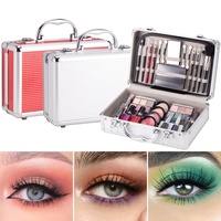 Coffret Cosmétique En Gros Spécial Artistes Maquilleurs, Trousse de Maquillage Étanche en Métal, Mallette de Rangement
