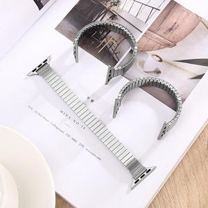 สายนาฬิกาสำหรับผู้หญิงสายเดี่ยวสุดหรูสายนาฬิกาสเตนเลส304บางแ<span class=keywords><strong>ล</strong></span>ะระบายอากาศได้ดีดีไซน์ใหม่สำหรับ Apple S10-Wholesale - Product Image 6