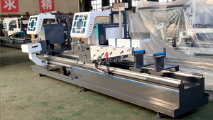 เลื่อยตัดมุมอลูมิเนียม PVC แบบดิจิตอลความแม่นยำสูง 45 และ 90 องศา หัวคู่ สำหรับงานหน้าต่างและประตู - Product Image 3