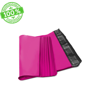 seguridad envío polymailers luz caliente Rosa rápida sobre de correo Poly Mailer retornables franqueo bolsa - Product Image 2