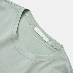 T-shirt personnalisé à épaules tombantes en tissu épais |   200 g/m² 100 % coton |   Fournisseur OEM |   T-shirts courts anti-boulochage coupe classique pour hommes - Product Image 6