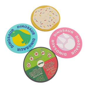 Promotional PVC Silicone Drink Coaster Custom Logo Round Cup Mat Non Slip Heat Resistant <b>Table</b> <b>Protector</b> Pad - Product Image 4
