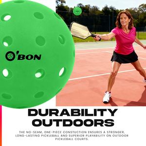 40 balles de <span class=keywords><strong>pickleball</strong></span> rapides pour l'extérieur, approuvées par l'USAPA, avec rotation à 40 trous et conception sans couture pour une durabilité supérieure - Product Image 3