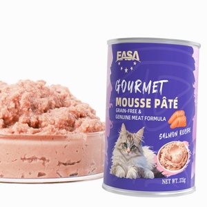 Mousse per <span class=keywords><strong>Gatti</strong></span> Senza Cereali Gusti Misti, Alimento Umido in Lattina da 375g, Tre Ricette, Nutriente Quotidiano, Alimento Base per Animali Domestici, Confezione all'Ingrosso - Product Image 1