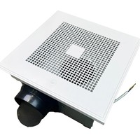 Ventilateur extracteur de plafond AC 60W à faible bruit pour salle de bain/cuisine domestique, débit d'air 260m³/h, pression 170Pa, centrifugeur dissimulé