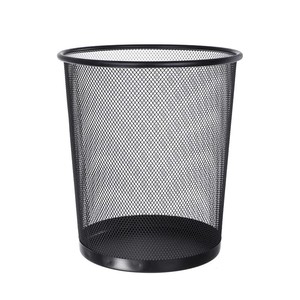 Stainless Steel Waste Basket Uncovered Trash Can Portable Eco-Friendly <b>Large</b> Capacity Thickened Rustproof Wire Mesh Paper <b>Bin</b> - Product Image 1