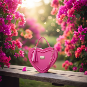 Bolso de Pecho en Forma de Corazón para Mujer, Marca Fana, de Microfibra y Cuero Sintético, con Correa de Cadena, Estilo Moderno, para Todas las Temporadas, Vegano - Product Image 2