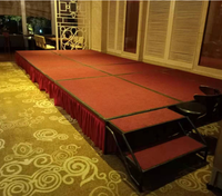 Étape pliante d'Assemblée facile portative durable forte pour la salle de réunion de lobby d'hôtel d'école pour l'événement d'étape