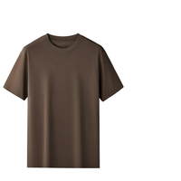T-shirt unisexe en coton Pima 210g de qualité supérieure, coupe ajustée, col rond, vente en gros, modèle unique pour homme, fabriqué par MAQVOB Factory EU US.