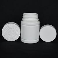 70ML en plastique PE médical pilule comprimé capsule bouteille ronde pilule conteneur à vendre