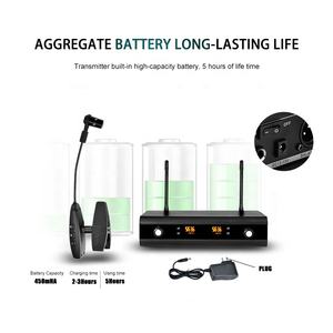 Xtuga-Micrófono de caja de aluminio para violín, saxofón, instrumentos orquestales, inalámbrico y portátil, UHF, - Product Image 6
