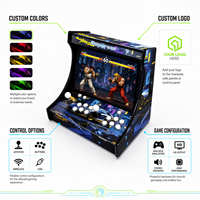 Console de jeux vidéo rétro 26800 jeux Double DX Pandora Arcade Machine 2 joueurs
