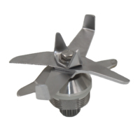 Lames de rechange pour mixeur électrique en acier inoxydable SUS 304, robustes, sur mesure, design spécial, 6 pièces, pour usage domestique et glace pilée