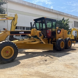 รถเกรดเดอร์ CAT 140K มือสอง เครื่องยนต์คัมมินส์ สีเหลือง อุปกรณ์ก่อสร้างสำหรับงานหนัก - Product Image 3