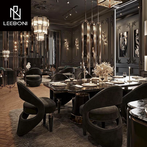Hot Sale Manufacturer Factory Price Customization Luxury Design <strong>Dining</strong> Room Furniture Marble High End <strong>Dining</strong> <strong>Table</strong> <strong>Set</strong> - Product Image 1