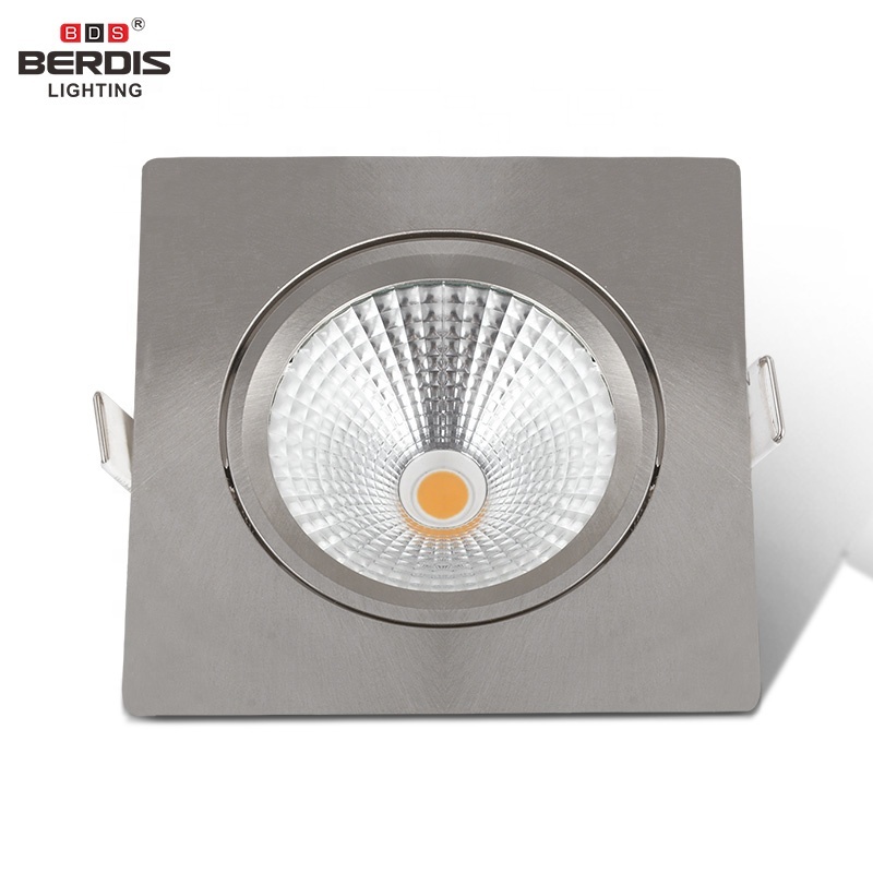 White Square High End Aluminum Die Cast CE Downlight Housing Spotlight Led Pop Ceiling Light for Showroom Exhibition · image 3
