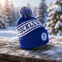 Bonnet d'hiver unisexe tricoté Chapeaux Business Style Warm Confortable Logo personnalisé Caractéristique commune du tissu Conception de la lettre du grossiste