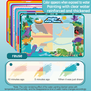 Tapete de Dibujo con Agua, Impreso con Mapa del Mundo, 150x100cm, Tela Gruesa, Portátil, Ligero, <span class=keywords><strong>Juego</strong></span> Interactivo para Niños Pequeños - Product Image 5