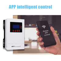 Contrôleur de charge solaire MPPT DEMUDA 60A/100A pour systèmes 12V/24V/48V/96V avec contrôle par application WIFI et efficacité de 99,5%