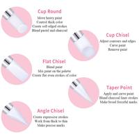 Ensemble de 21 pièces pour nail art en acrylique avec palette de résine, pinceaux à poils personnalisables, virole en aluminium et stylo à points pour extension d'ongles